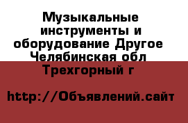 Музыкальные инструменты и оборудование Другое. Челябинская обл.,Трехгорный г.